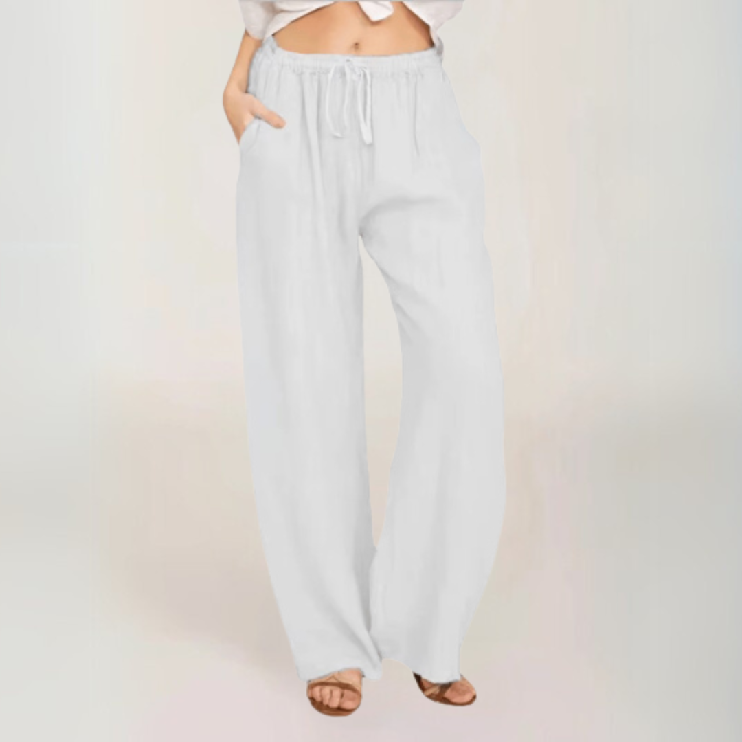 Laura - Cotton Linen Pants