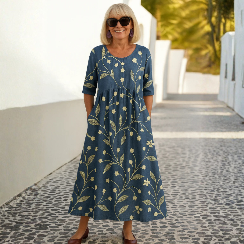 Ella Bloom Pattern Dress