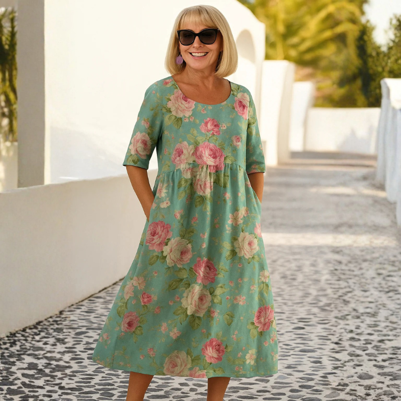 Ella Bloom Pattern Dress