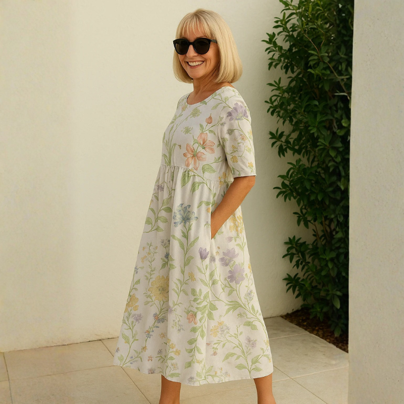 Ella Bloom Pattern Dress