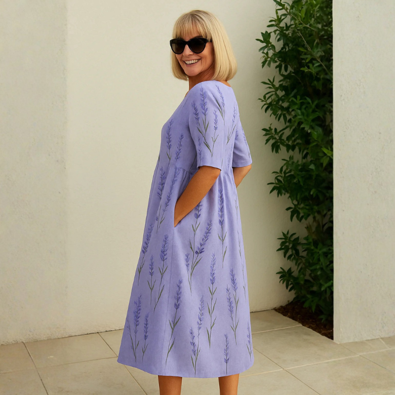 Ella Bloom Pattern Dress