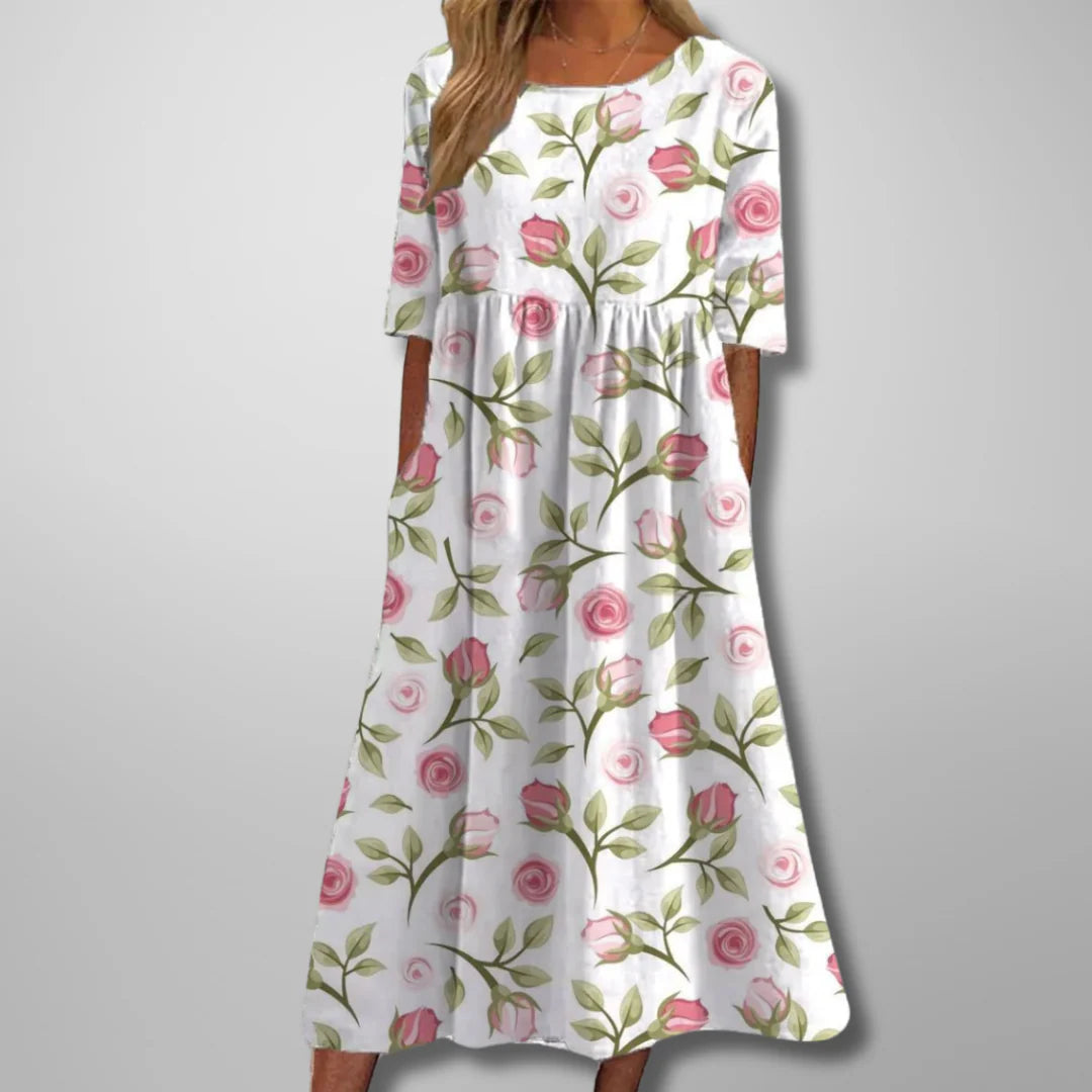 Ella Bloom Pattern Dress