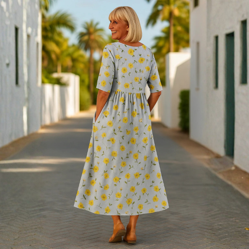 Ella Bloom Pattern Dress
