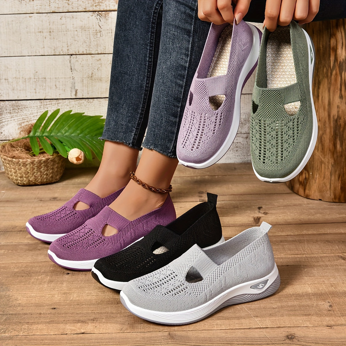 Ella Orthopaedic Lightweight Slip-On Shoes